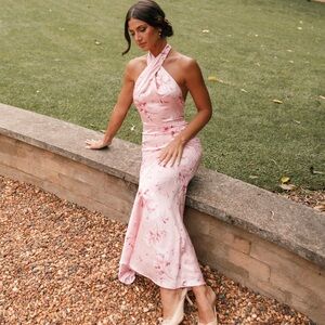Petal & Pup Pink Floral Maxi Dress